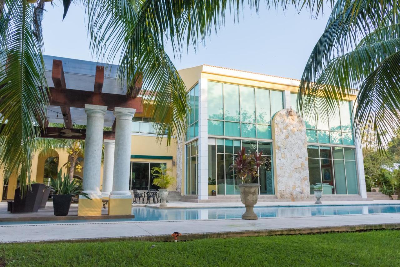 Hotel Boutique Mansion La Ceiba Merida Bagian luar foto